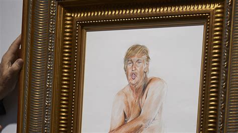 nude do trump|Naked Donald Trump London